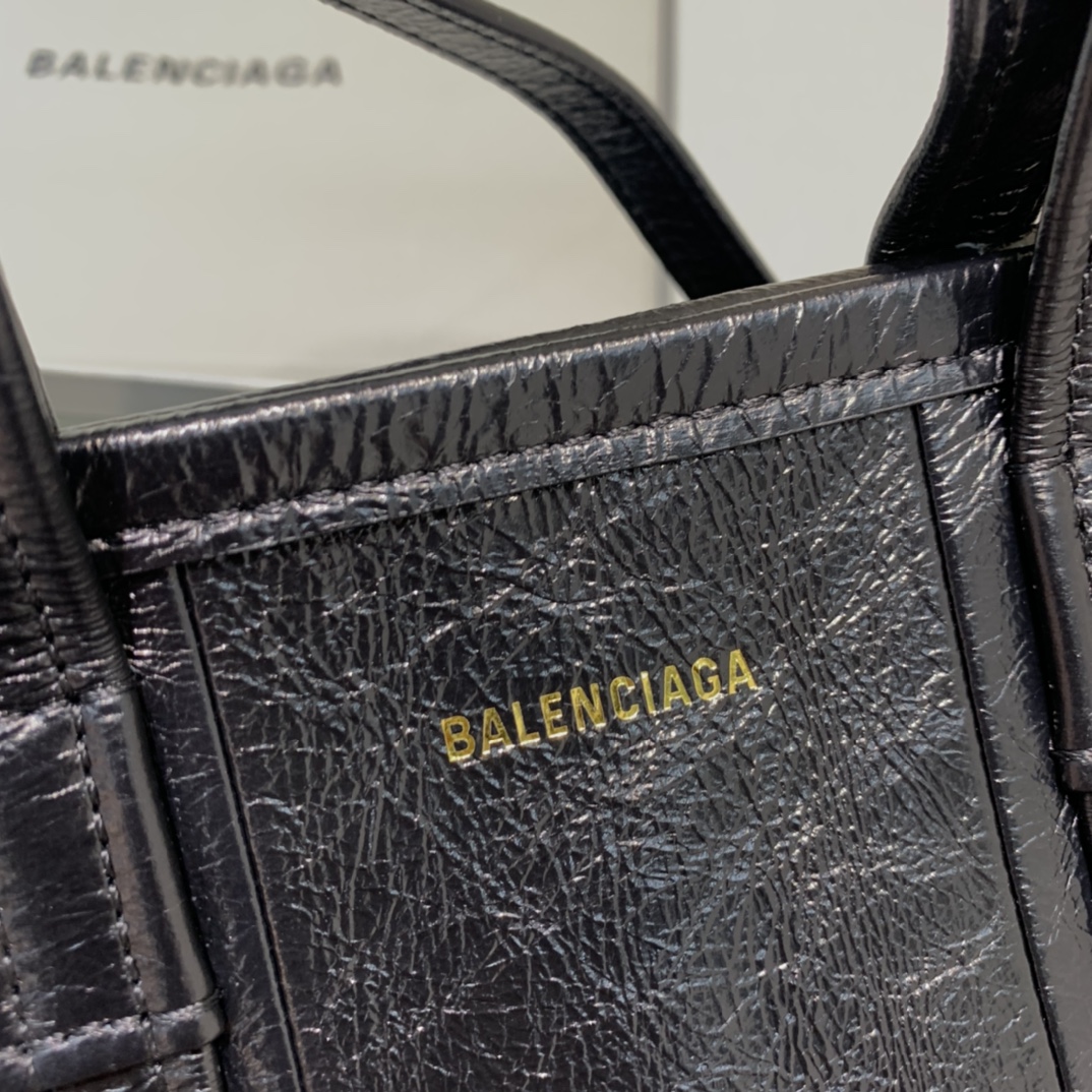 Balenciaga Tote Handbag Shopping Bag Black